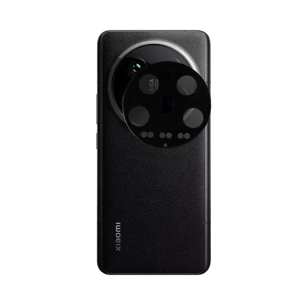 VOLTE-TEL CAMERA GLASS XIAOMI 14 ULTRA 5G 6.73in 9H 0.25mm 3D CURVED BLACK - Image 2