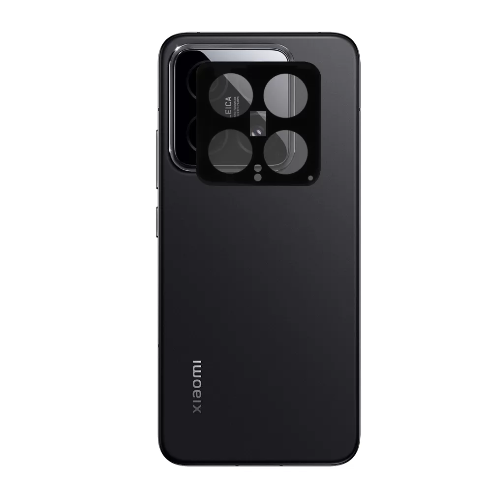 VOLTE-TEL CAMERA GLASS XIAOMI 14 5G 6.36in 9H 0.25mm 3D CURVED BLACK - Image 2