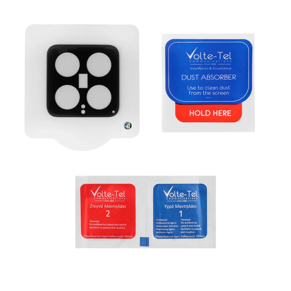 VOLTE-TEL CAMERA GLASS XIAOMI 14 5G 6.36in 9H 0.25mm 3D CURVED BLACK - Image 4