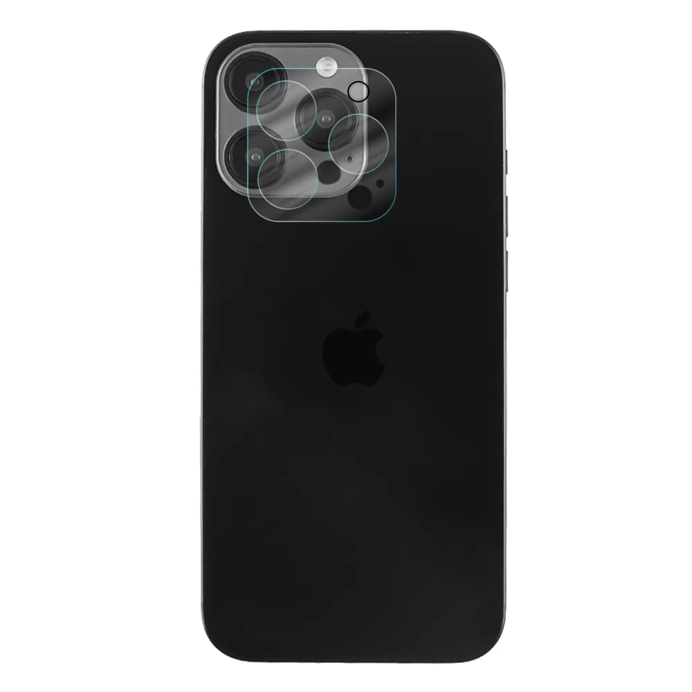 VOLTE-TEL CAMERA GLASS IPHONE 16 PRO 6.3in/16 PRO MAX 6.9in 9H 0.25mm 3D CURVED TRANSPARENT - Image 2