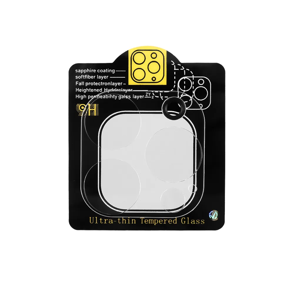 VOLTE-TEL CAMERA GLASS IPHONE 16 PRO 6.3in/16 PRO MAX 6.9in 9H 0.25mm 3D CURVED TRANSPARENT - Image 3