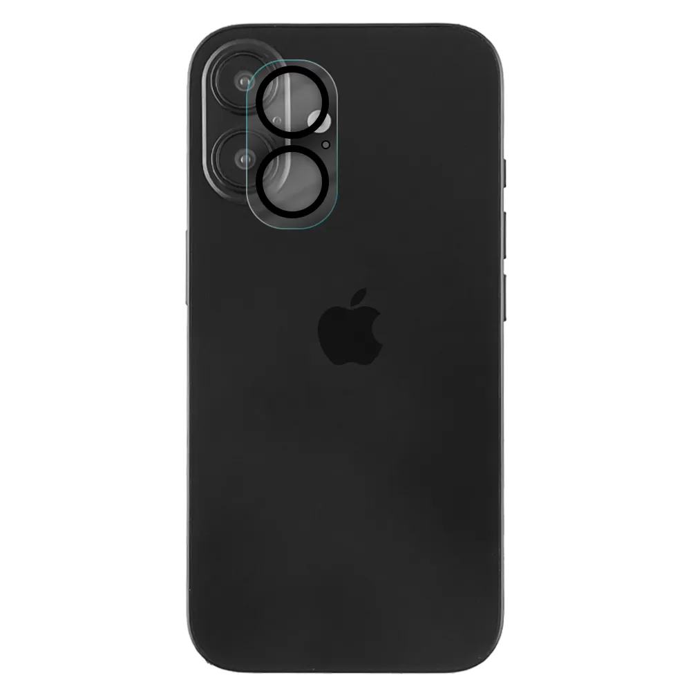 VOLTE-TEL CAMERA GLASS IPHONE 16 6.1in/16 PLUS 6.9in 9H 0.25mm 3D CURVED BLACK - Image 2