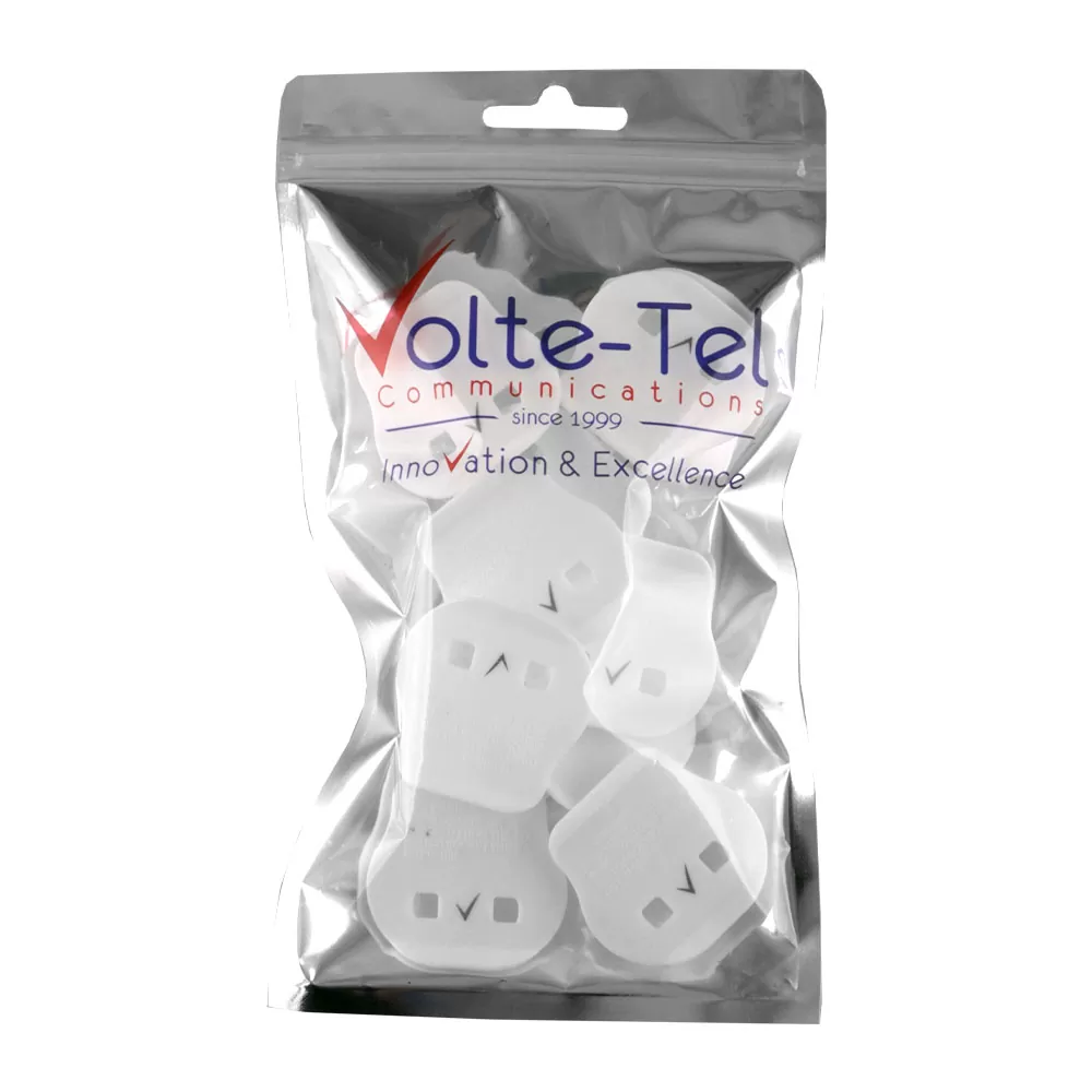 VOLTE-TEL ΠΛΑΣΤΙΚΟΣ ΑΝΤΑΠΤΟΡΑΣ ΕΥΡΩΠΑΙΚΟ 2 PIN FEMALE ΣΕ ΠΡΙΖΑ ΑΓΓΛΙΚΗ 3 PIN MALE ΑΣΠΡΟ 10 ΤΕΜ. - Image 8