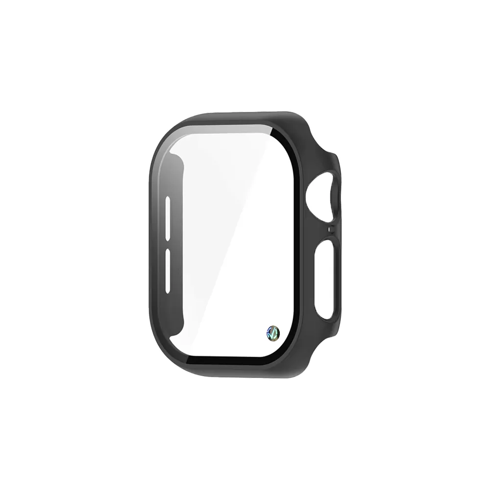 VOLTE-TEL PC EDGE COVER TEMPERED GLASS APPLE WATCH 10/ WATCH 11 46mm 1.96in 9H 0.30mm WITH KEY 3D FULL GLUE FULL COVER BLACK - Image 2