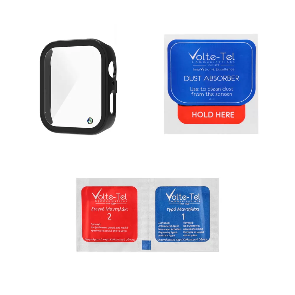 VOLTE-TEL PC EDGE COVER TEMPERED GLASS HUAWEI WATCH FIT 3 43mm 1.82in 9H 0.30mm WITH KEY 3D FULL GLUE FULL COVER BLACK - Image 3