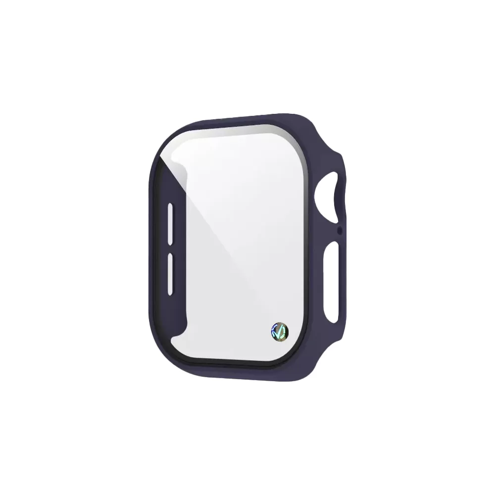 VOLTE-TEL PC EDGE COVER TEMPERED GLASS APPLE WATCH 10/ WATCH 11 42mm 1.77in 9H 0.30mm WITH KEY 3D FULL GLUE FULL COVER MIDNIGHT - Image 2