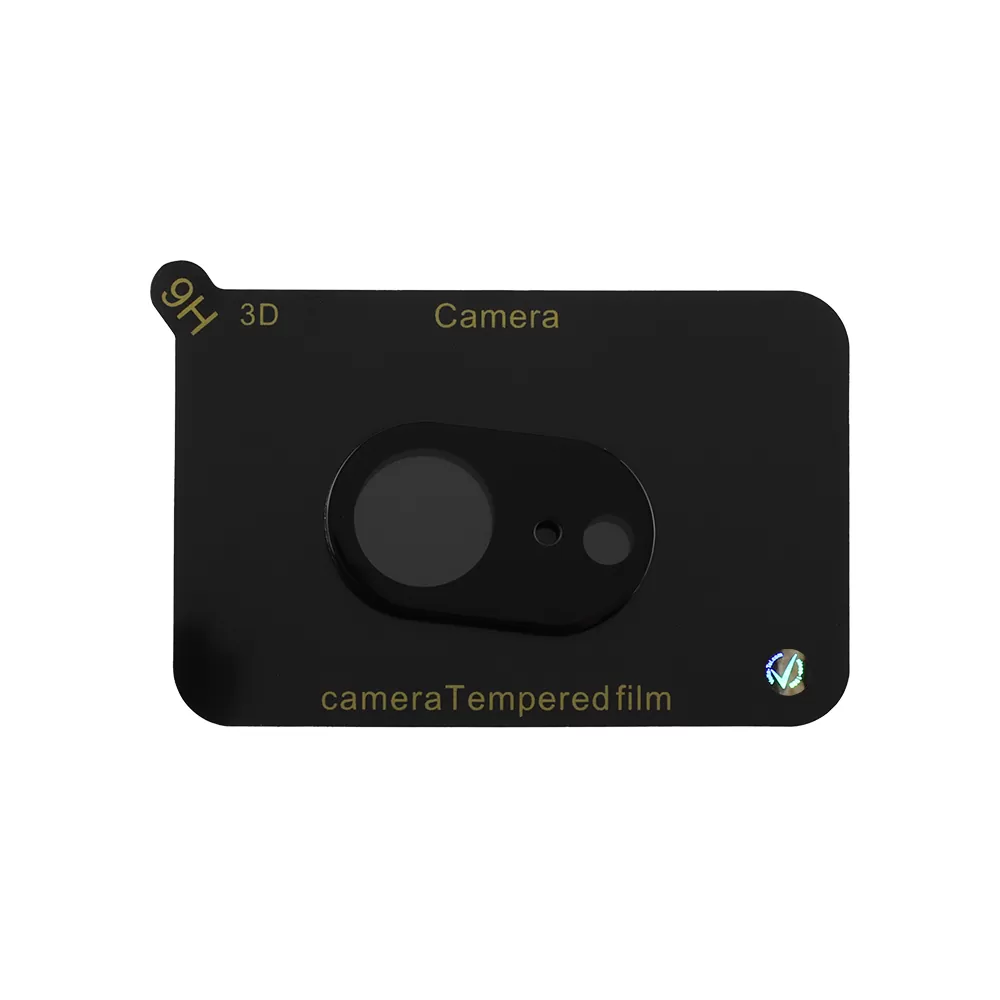 VOLTE-TEL CAMERA GLASS IPHONE 16E/ IPHONE 17E 6.1in 9H 0.25mm 3D CURVED BLACK - Image 3