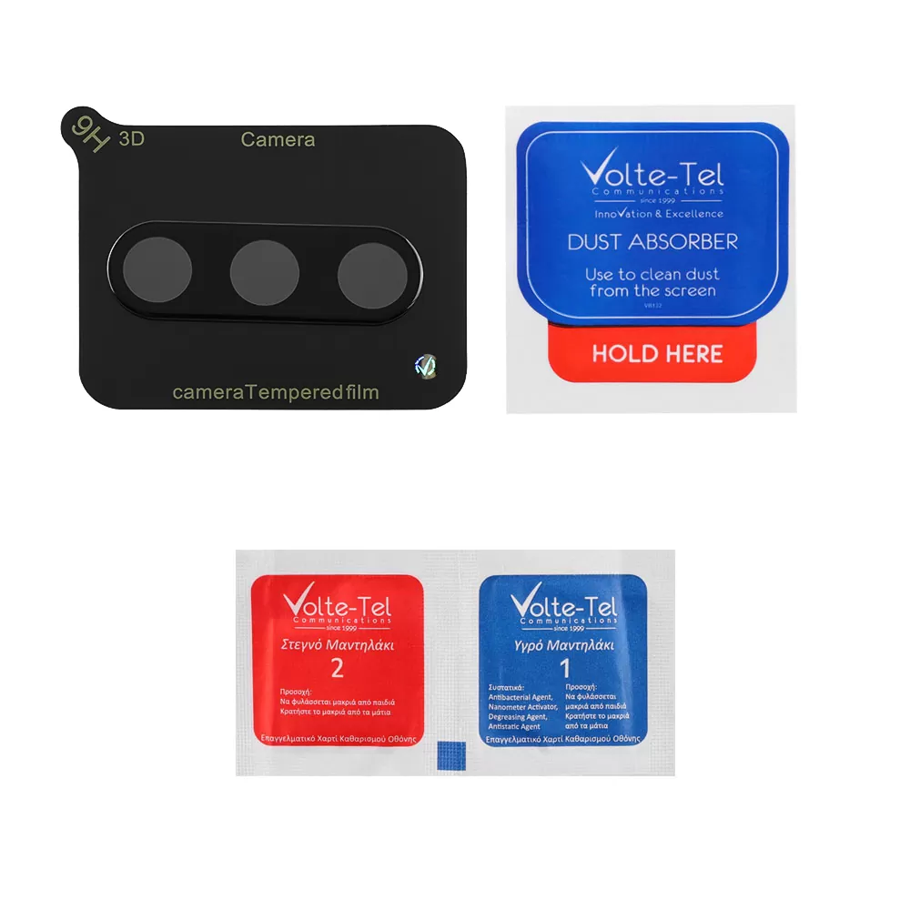 VOLTE-TEL CAMERA GLASS SAMSUNG A26 5G A266 6.7in 9H 0.25mm 3D CURVED BLACK - Image 4