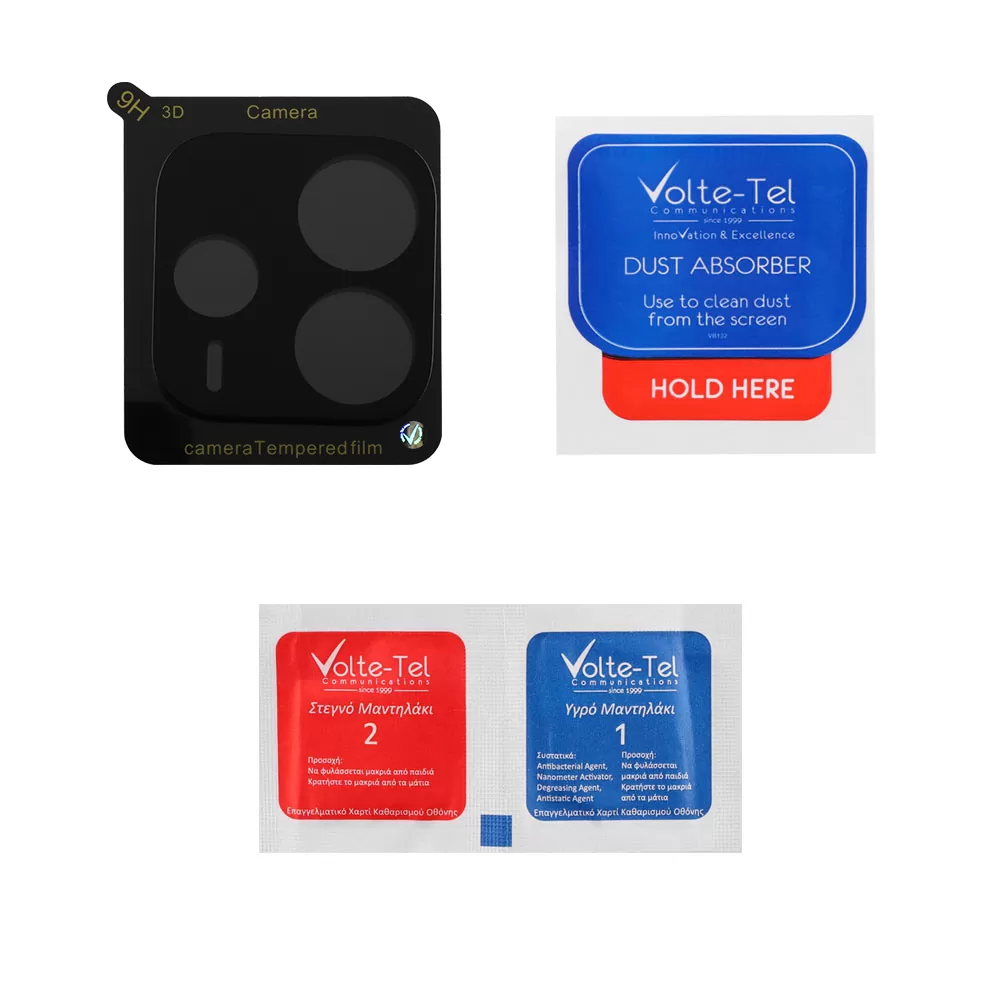 VOLTE-TEL CAMERA GLASS XIAOMI REDMI NOTE 14 4G 6.67in 9H 0.25mm 3D CURVED BLACK - Image 4