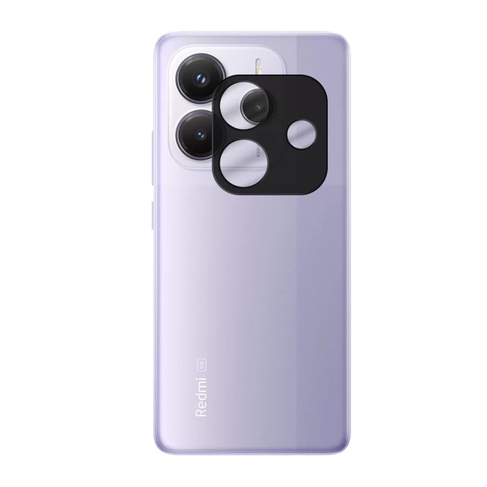 VOLTE-TEL CAMERA GLASS XIAOMI REDMI NOTE 14 5G 6.67in 9H 0.25mm 3D CURVED BLACK - Image 2