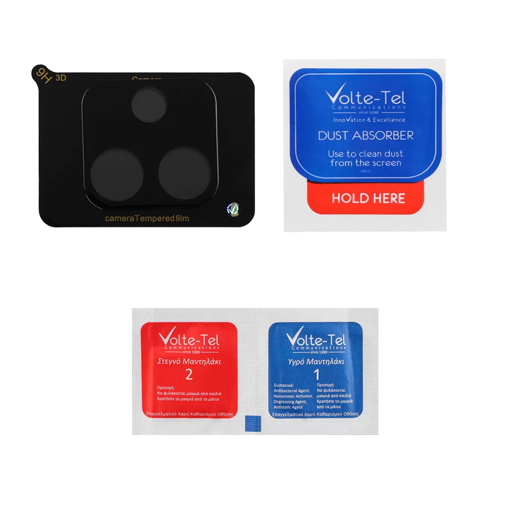 VOLTE-TEL CAMERA GLASS XIAOMI REDMI NOTE 14 5G 6.67in 9H 0.25mm 3D CURVED BLACK - Image 4