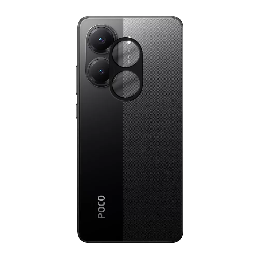 VOLTE-TEL CAMERA GLASS XIAOMI POCO X7 PRO 5G 6.67in 9H 0.25mm 3D CURVED BLACK - Image 2