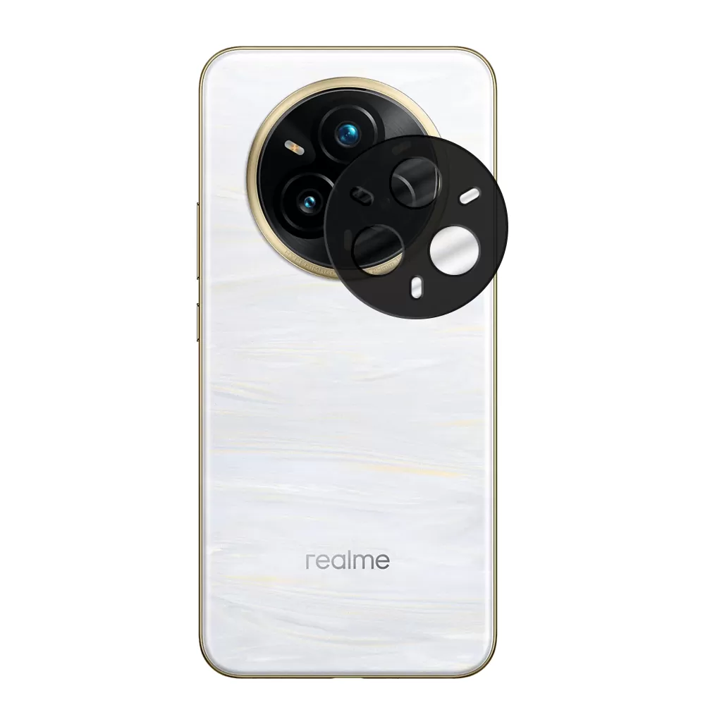 VOLTE-TEL CAMERA GLASS REALME 14 PRO PLUS 5G 6.83in 9H 0.25mm 3D CURVED BLACK - Image 2