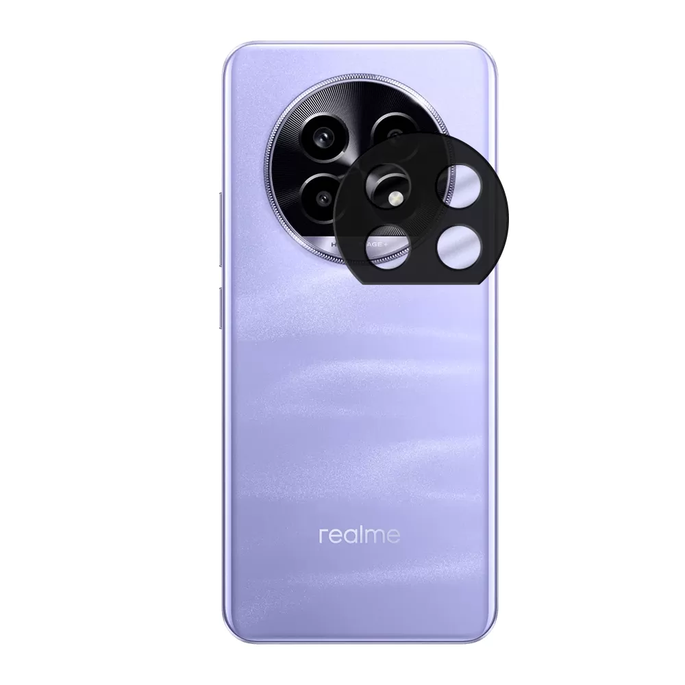 VOLTE-TEL CAMERA GLASS REALME 14 PRO LITE 5G 6.7in 9H 0.25mm 3D CURVED BLACK - Image 2