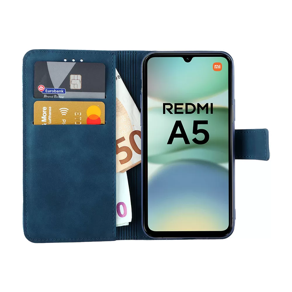 LIME ESSENTIAL ΘΗΚΗ XIAOMI REDMI A5 4G 6.88in  MAGNET BOOK STAND CLIP DARK BLUE - Image 2