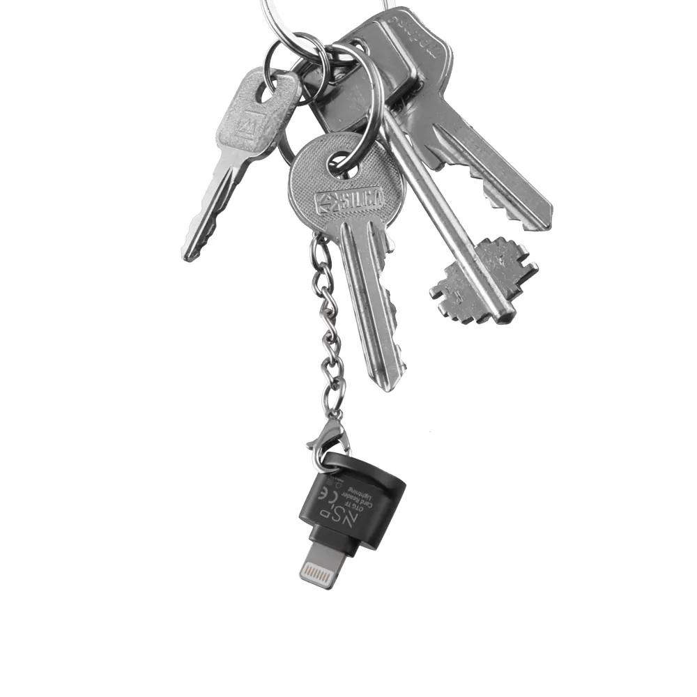 NSP N34 OTG TF/MICRO SD TO LIGHTNING BLACK - Image 5