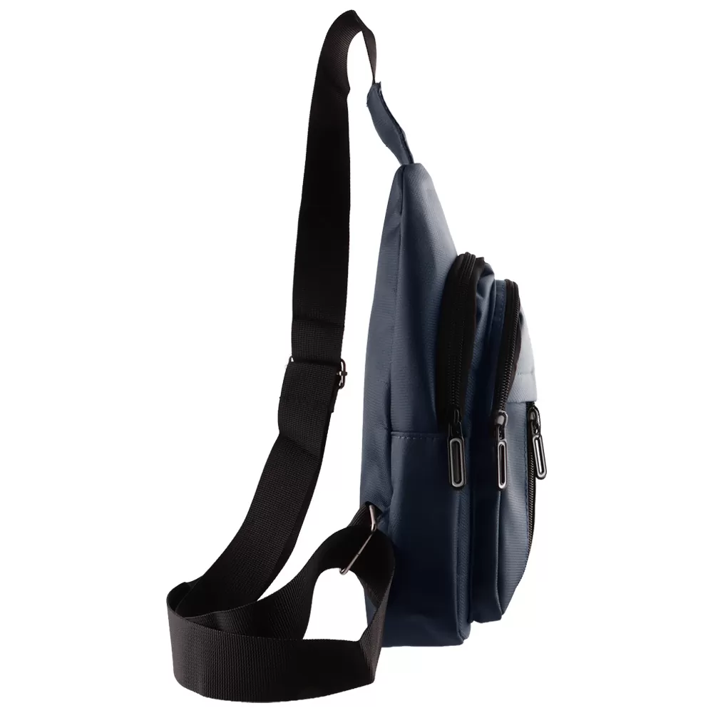 NSP N122 CASUAL ΤΣΑΝΤΑΚΙ ΑΔΙΑΒΡΟΧΟ CROSSBODY 8L SOFT ΥΦΑΣΜΑΤΙΝΟ BLUE - Image 4