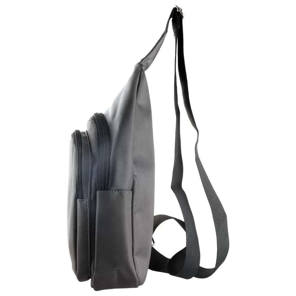 NSP N123 ATHLETIC ΤΣΑΝΤΑΚΙ ΑΔΙΑΒΡΟΧΟ CROSSBODY 8L DURABLE ΥΦΑΣΜΑΤΙΝΟ DARK GREY - Image 3