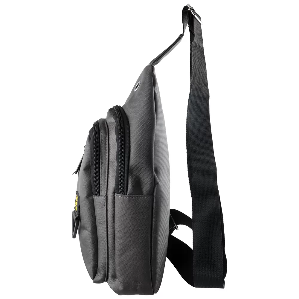 NSP N124 ACTIVE ΤΣΑΝΤΑΚΙ ΑΔΙΑΒΡΟΧΟ CROSSBODY 8L DURABLE ΥΦΑΣΜΑΤΙΝΟ DARK GREY - Image 3
