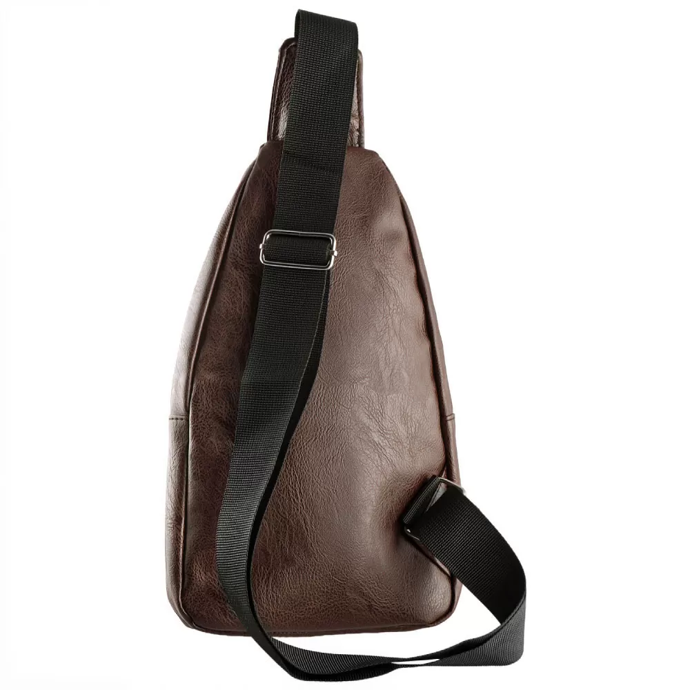 NSP N110 ALMOND ΤΣΑΝΤΑΚΙ CROSSBODY 8.5L ΔΕΡΜΑΤΙΝΟ BROWN - Image 2