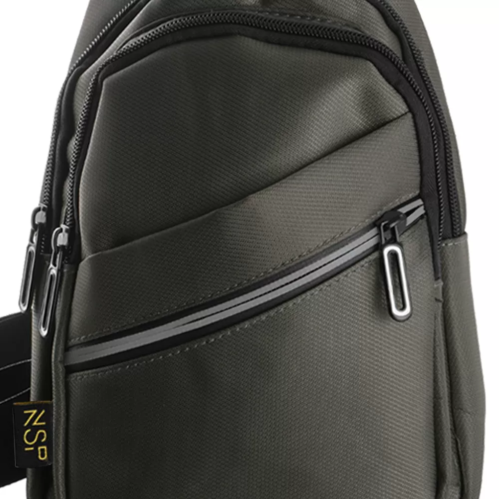 NSP N120 SPORT ΤΣΑΝΤΑΚΙ ΑΔΙΑΒΡΟΧΟ CROSSBODY 7.5L DURABLE ΥΦΑΣΜΑΤΙΝΟ GREY - Image 9
