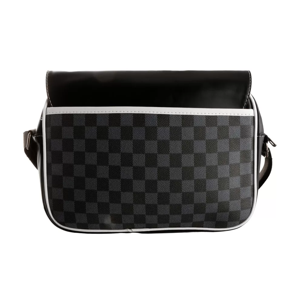 NSP N125 CUBIK ΤΣΑΝΤΑΚΙ ΩΜΟΥ/ΧΙΑΣΤΙ ΜΕ ΘΗΚΗ TABLET 11"/5.5L ΔΕΡΜΑΤΙΝΟ BLACK - Image 2