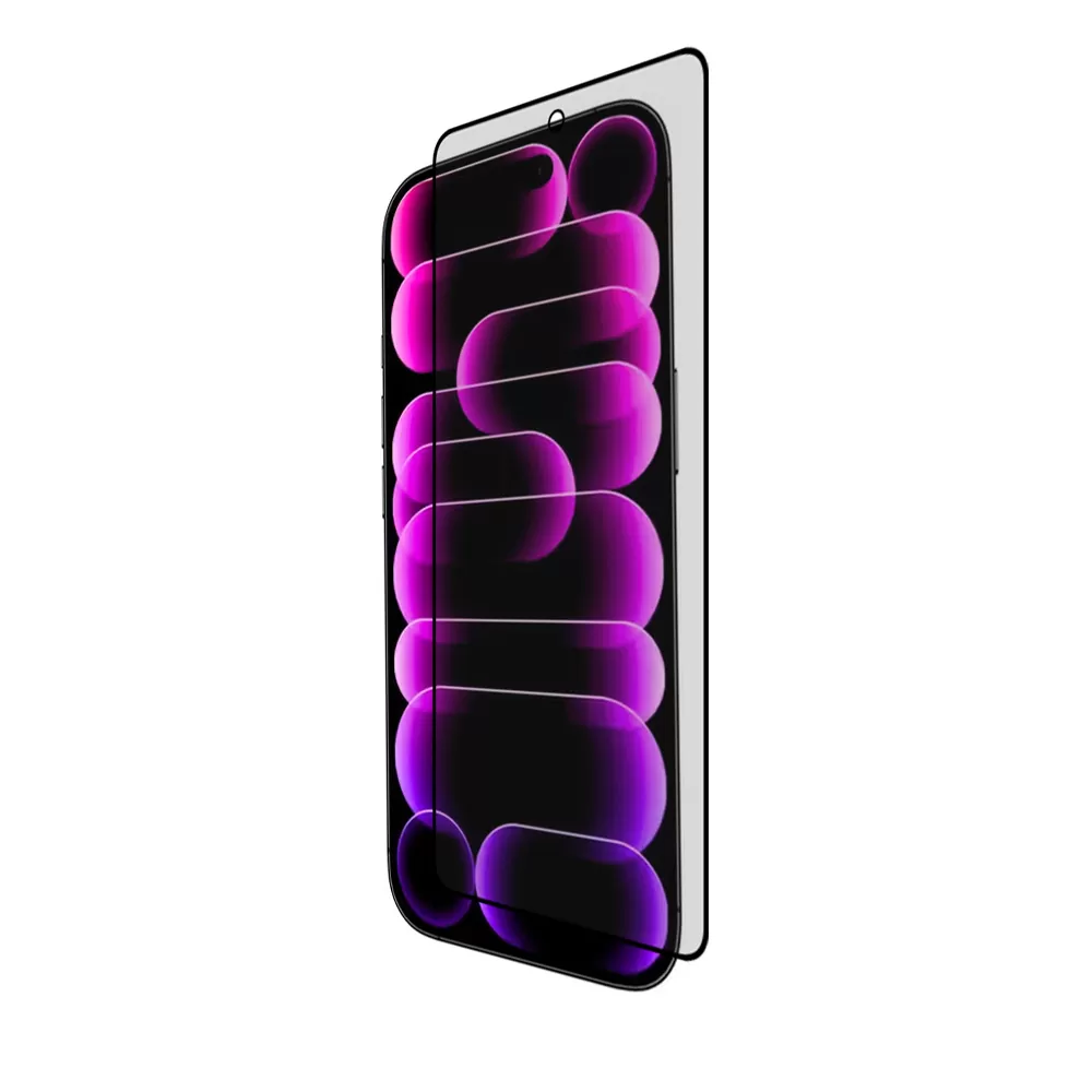 IDOL 1991 PRIVACY ANTISPY TEMPERED GLASS IPHONE 17 PRO MAX 6.9in 9H 0.25mm SEMI CURVED FULL GLUE BLACK - Image 2