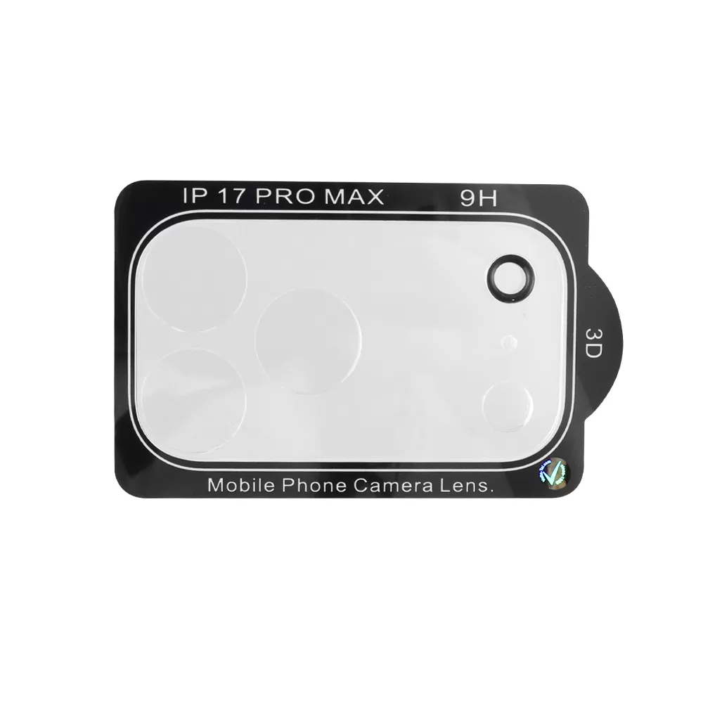 VOLTE-TEL CAMERA GLASS IPHONE 17 PRO 6.3in 9H 0.25mm 3D CURVED TRANSPARENT - Image 3
