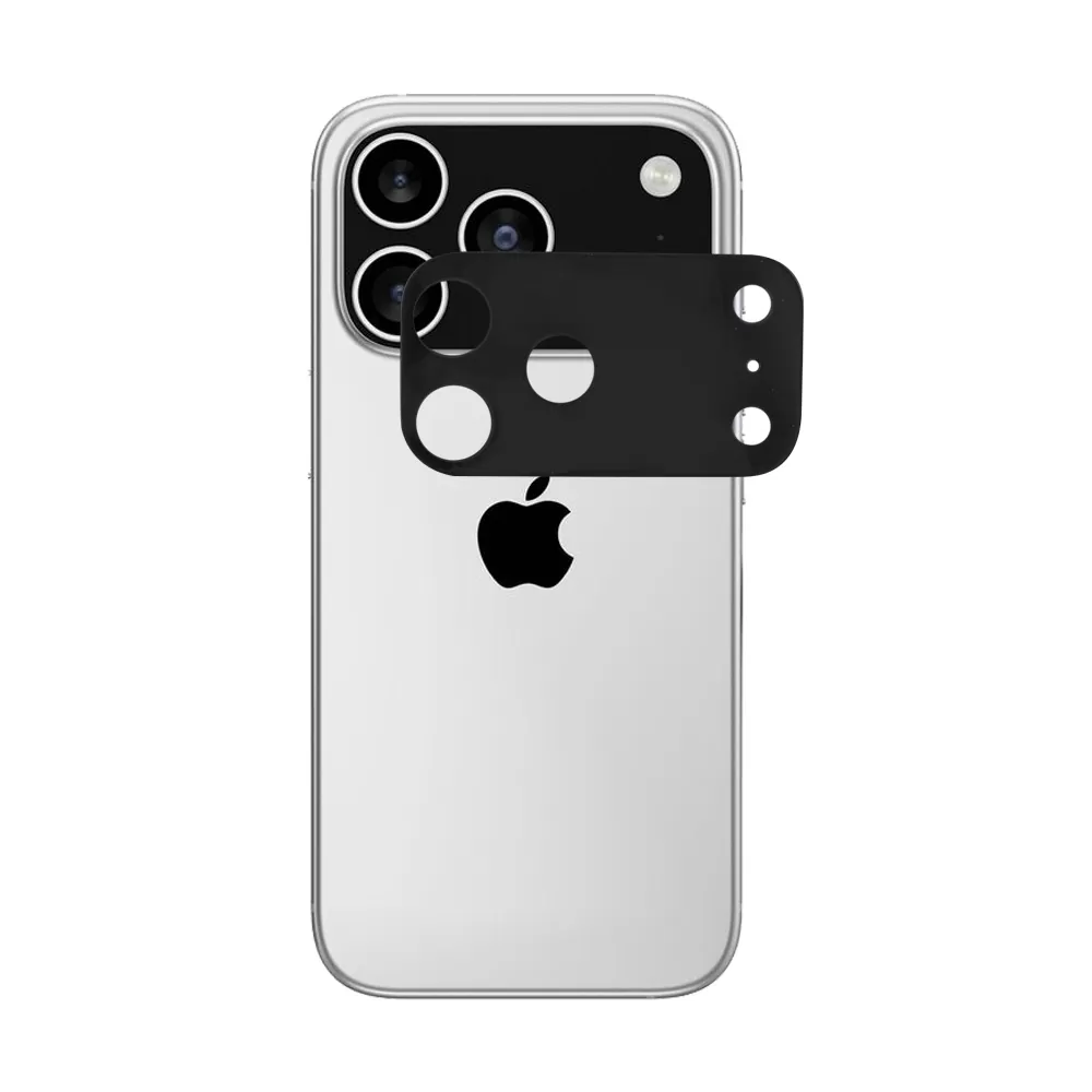 VOLTE-TEL CAMERA GLASS IPHONE 17 PRO MAX 6.9in 9H 0.25mm 3D CURVED BLACK - Image 2