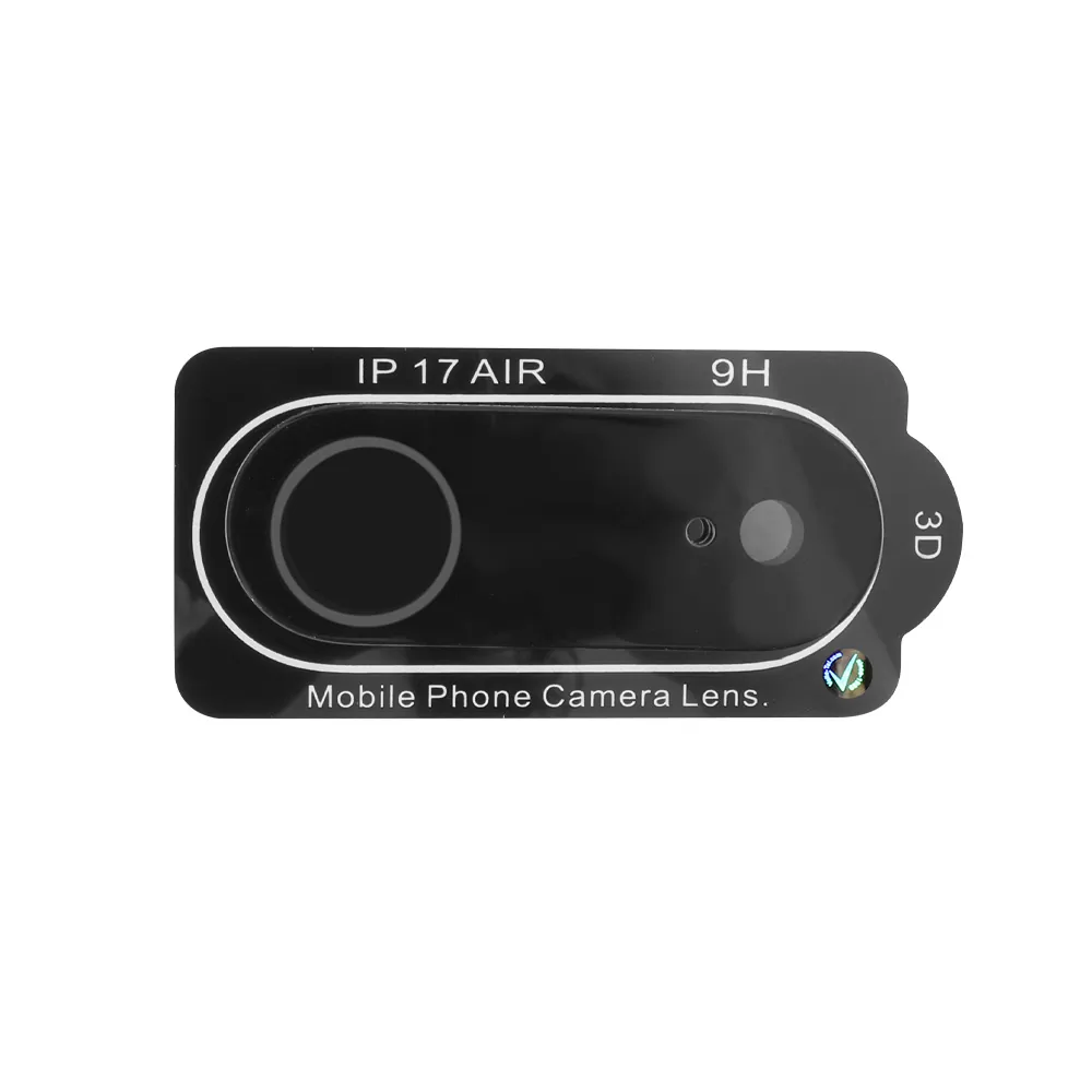 VOLTE-TEL CAMERA GLASS IPHONE 17 AIR 6.5in 9H 0.25mm 3D CURVED BLACK - Image 3