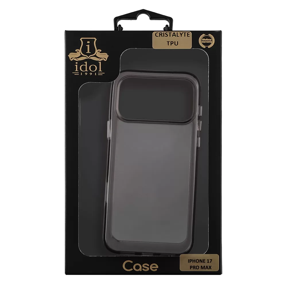 IDOL 1991 CRISTALYTE TPU ΘΗΚΗ IPHONE 17 PRO ΜΑΧ 6.9in CAMERA GUARD ΔΙΑΦΑΝΗ ΓΚΡΙ - Image 8