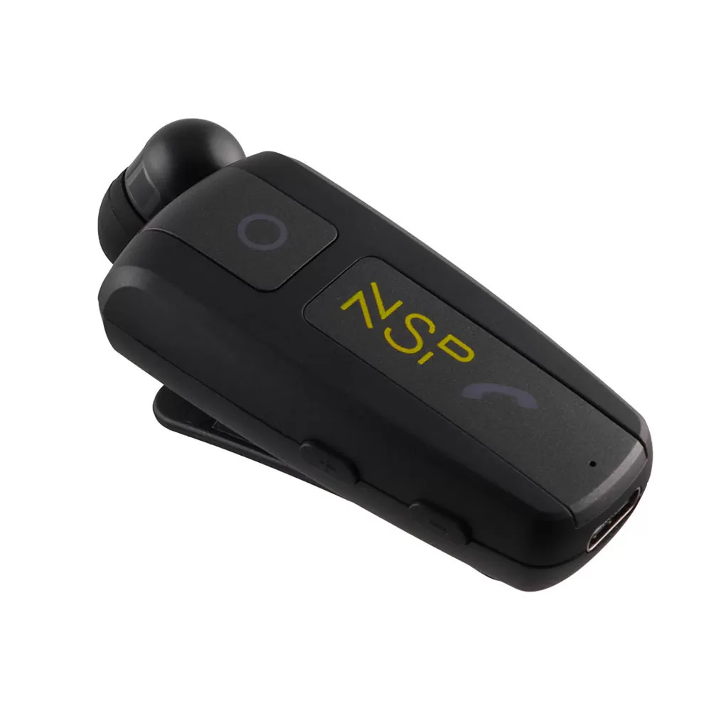 NSP BLUETOOTH BN222 ΠΕΤΟΥ RETRACTABLE CLIP ON HEADSET V6.0 (2 ΣΥΣΚΕΥΩΝ) VIBRATION + ANTI-LOST + STRAP BLACK - Image 7