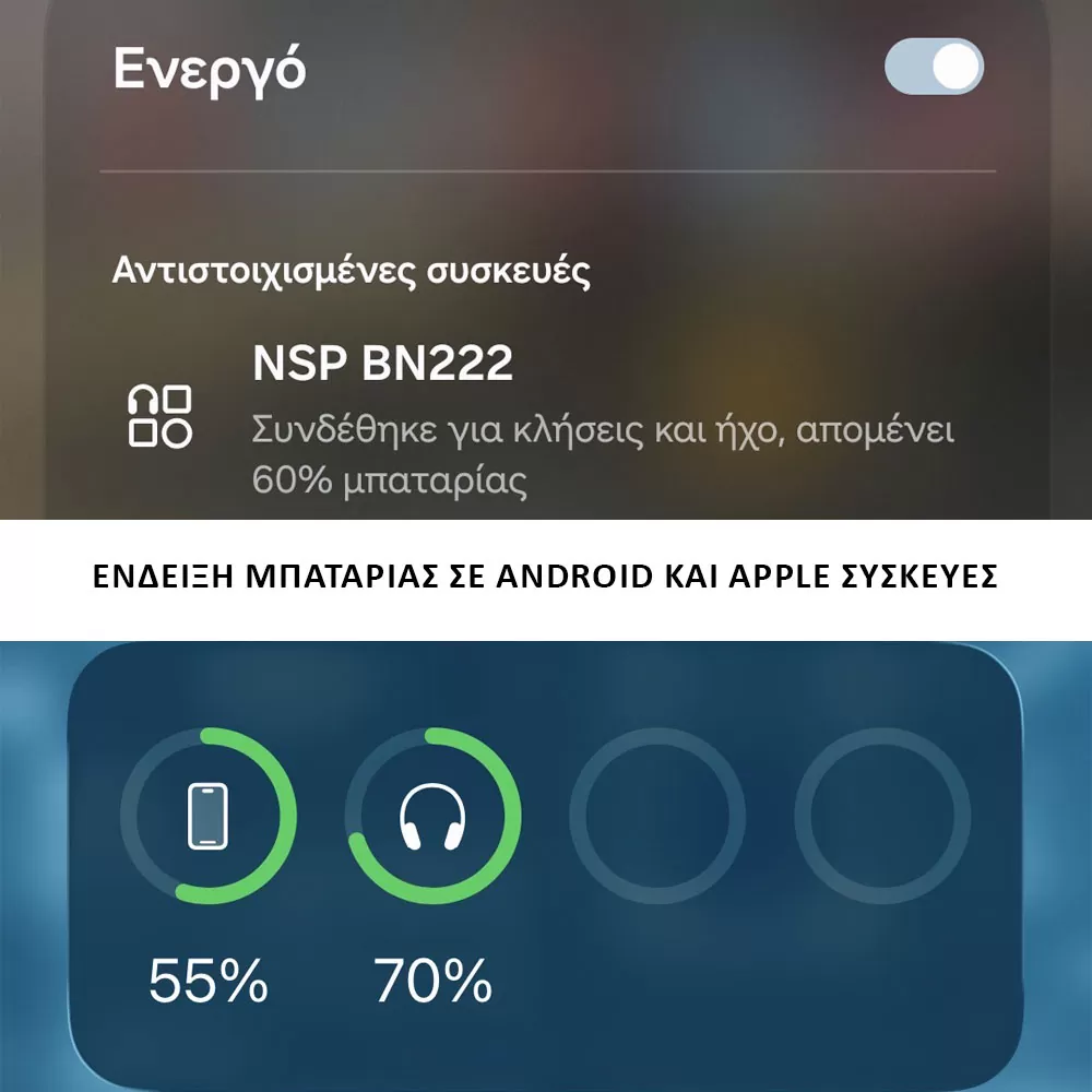 NSP BLUETOOTH BN222 ΠΕΤΟΥ RETRACTABLE CLIP ON HEADSET V6.0 (2 ΣΥΣΚΕΥΩΝ) VIBRATION + ANTI-LOST + STRAP BLACK - Image 9