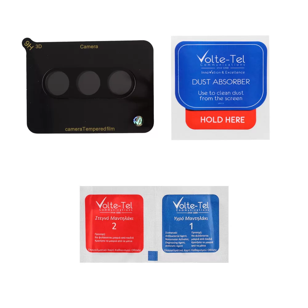 VOLTE-TEL CAMERA GLASS SAMSUNG S25 FE 5G 6.7in 9H 0.25mm 3D CURVED BLACK - Image 4