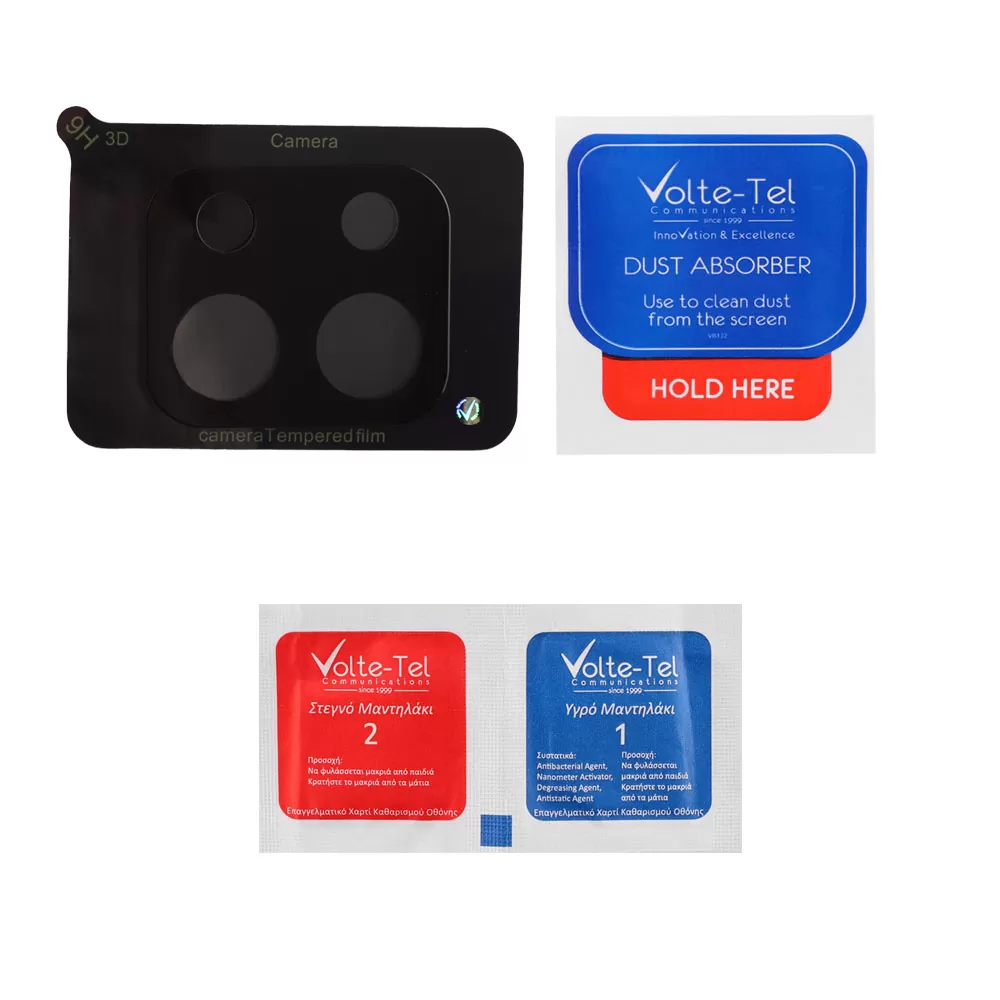 VOLTE-TEL CAMERA GLASS XIAOMI REDMI 15C 5G 6.9in 9H 0.25mm 3D CURVED BLACK - Image 4