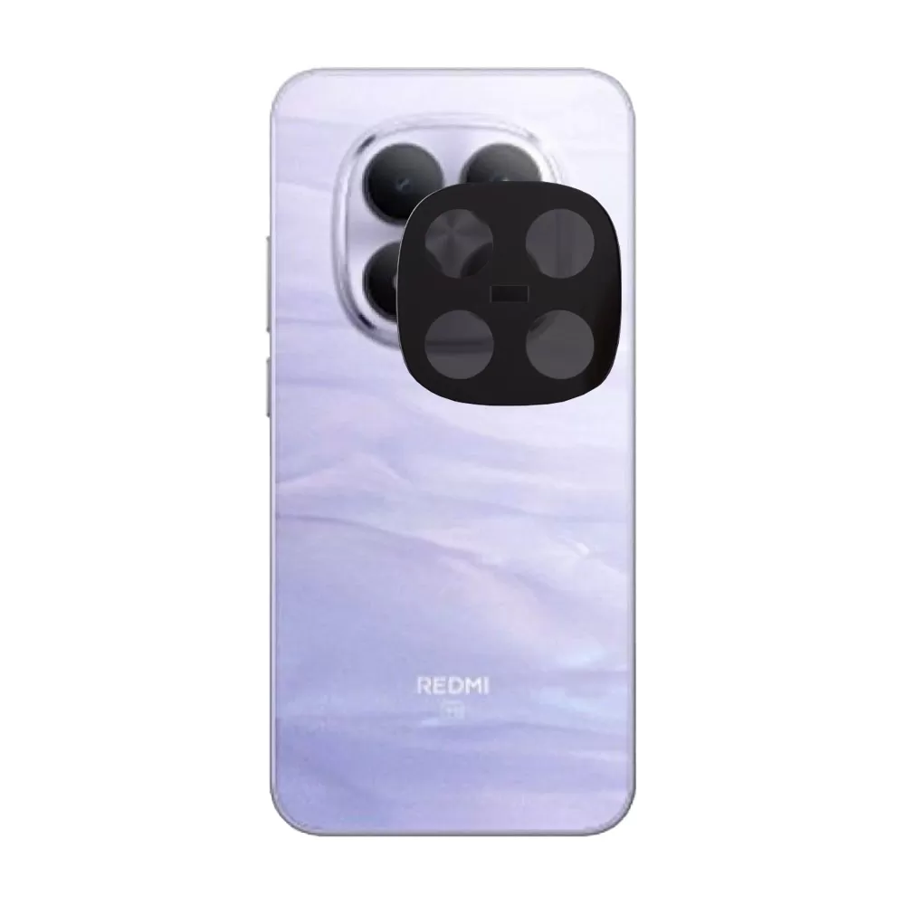 VOLTE-TEL CAMERA GLASS XIAOMI REDMI NOTE 15 PRO 5G 6.83in 9H 0.25mm 3D CURVED BLACK - Image 2