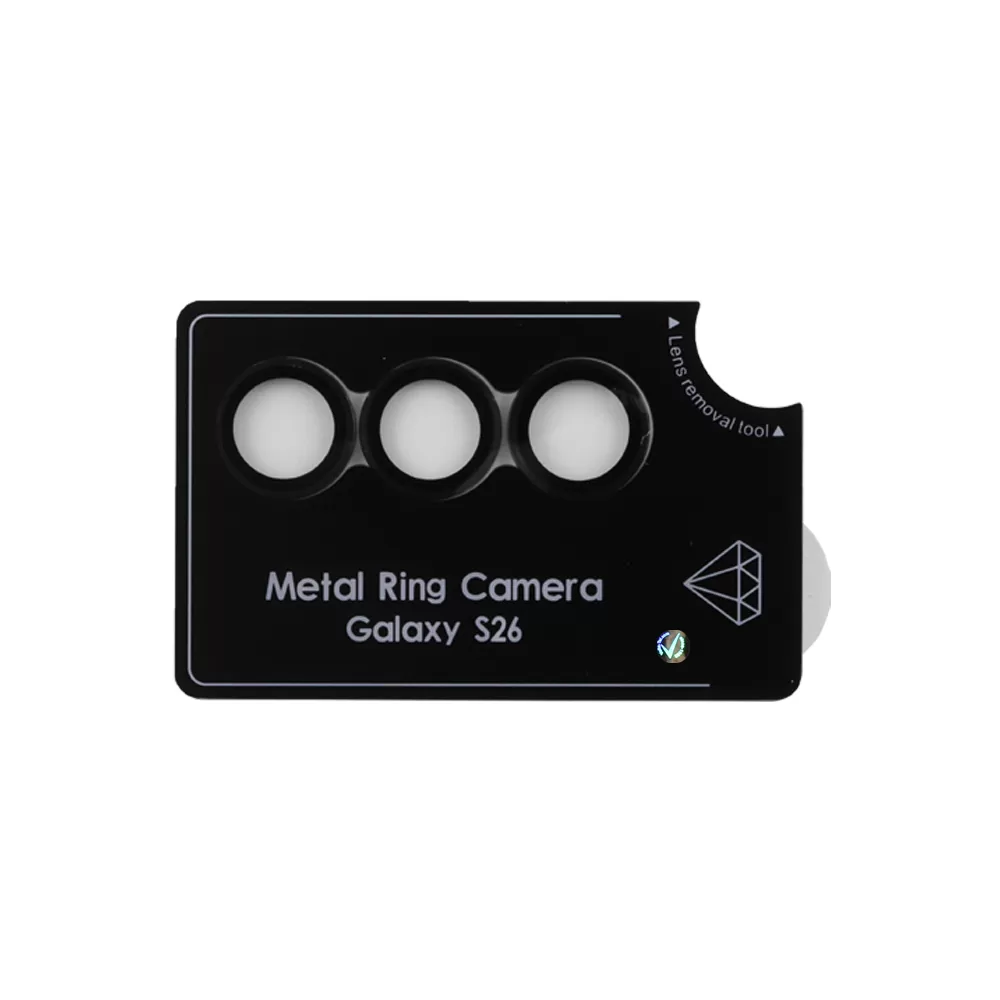VOLTE-TEL CAMERA GLASS COVER SAMSUNG S26 5G 6.3in 9H 0.30MM PREMIUM EASY APPLICATION TITANIUM BLACK - Image 3