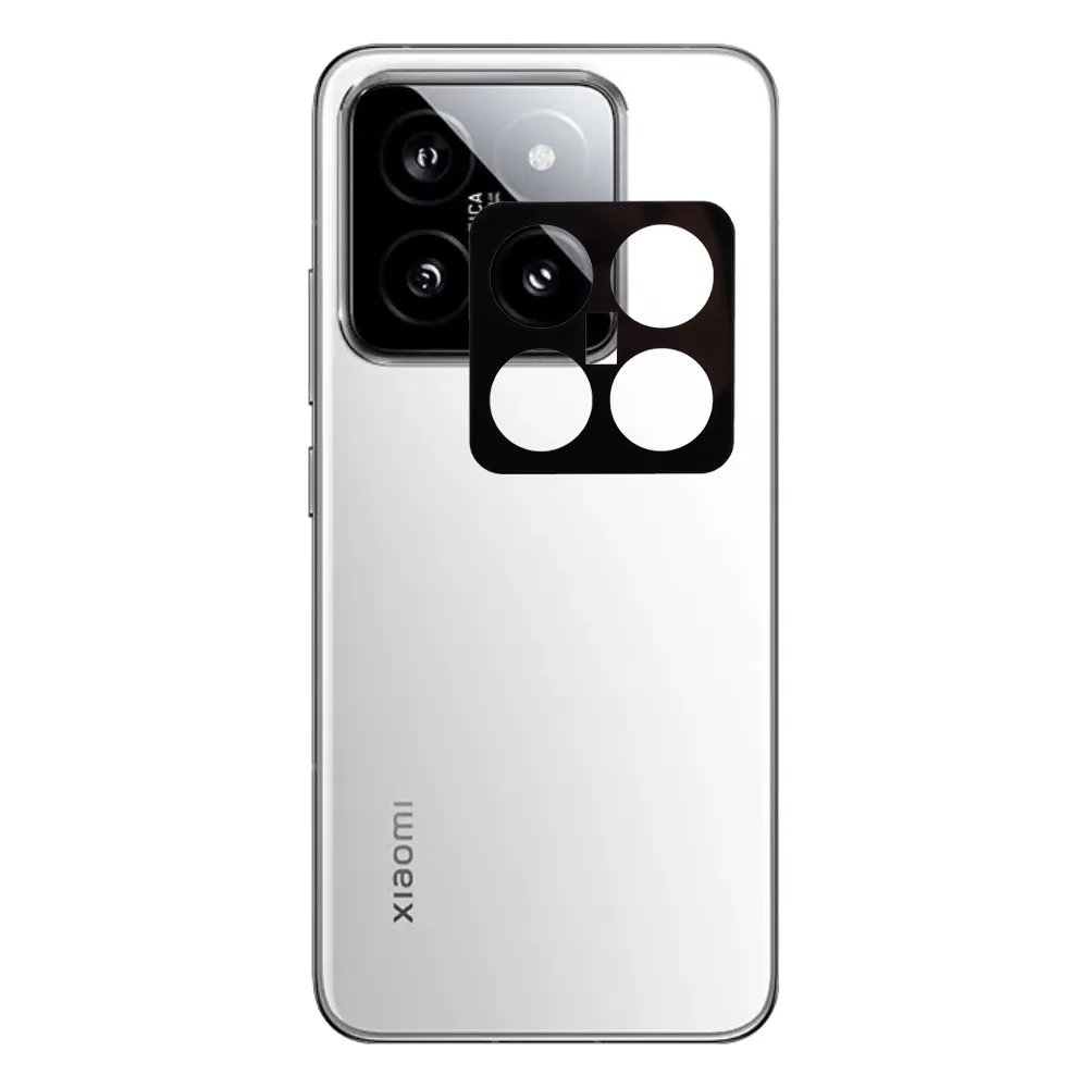 VOLTE-TEL CAMERA GLASS XIAOMI 14 PRO 5G 6.73in 9H 0.25mm 3D CURVED BLACK - Image 2