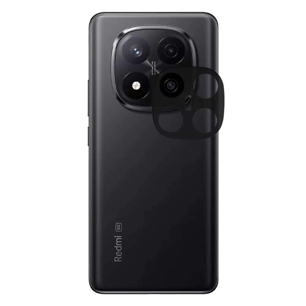 VOLTE-TEL CAMERA GLASS XIAOMI REDMI NOTE 14 PRO PLUS 5G 6.67in 9H 0.25mm 3D CURVED BLACK - Image 2