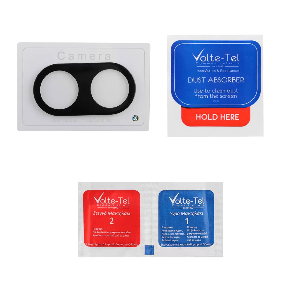 VOLTE-TEL CAMERA GLASS XIAOMI POCO F7 5G 6.83in 9H 0.25mm 3D CURVED BLACK - Image 4