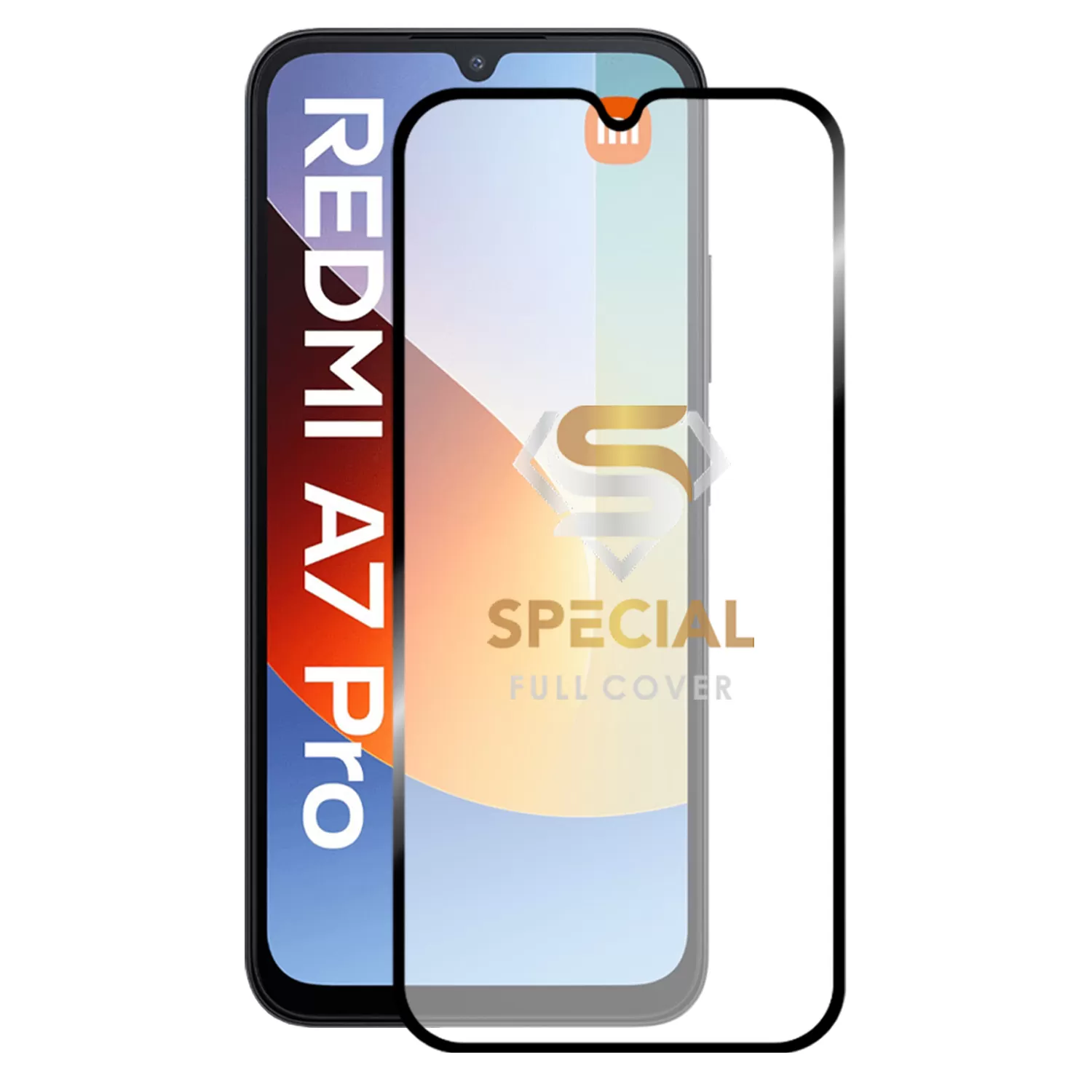 IDOL 1991 SPECIAL TEMPERED GLASS XIAOMI REDMI A7 PRO 4G 6.9in 9H 0.25mm FULL COVER FULL GLUE BLACK - Image 2