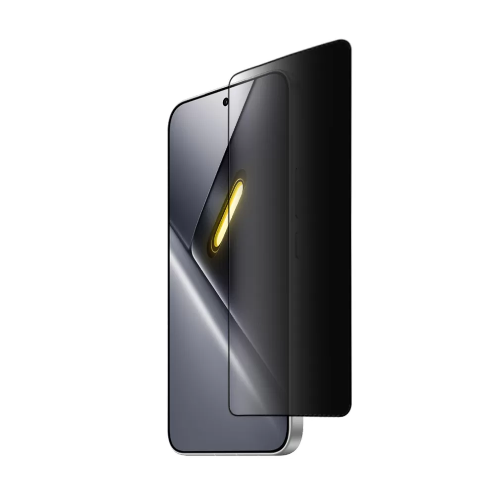 IDOL 1991 PRIVACY ANTISPY TEMPERED GLASS XIAOMI POCO X8 PRO 6.59in 9H 0.25mm SEMI CURVED FINGER UNLOCK FULL GLUE BLACK - Image 2