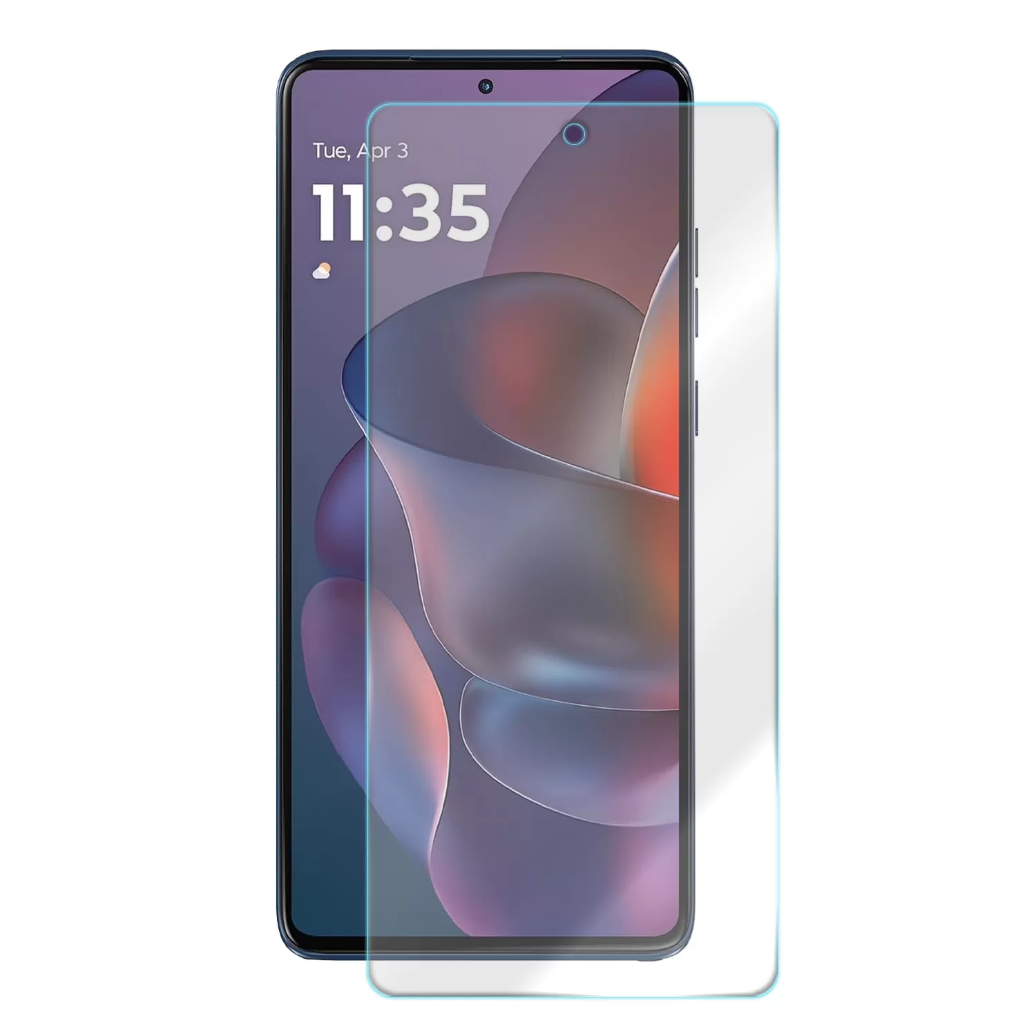 VOLTE-TEL TEMPERED GLASS MOTOROLA MOTO G 5G 2026 6.7in 9H 0.30mm 2.5D FULL GLUE - Image 2