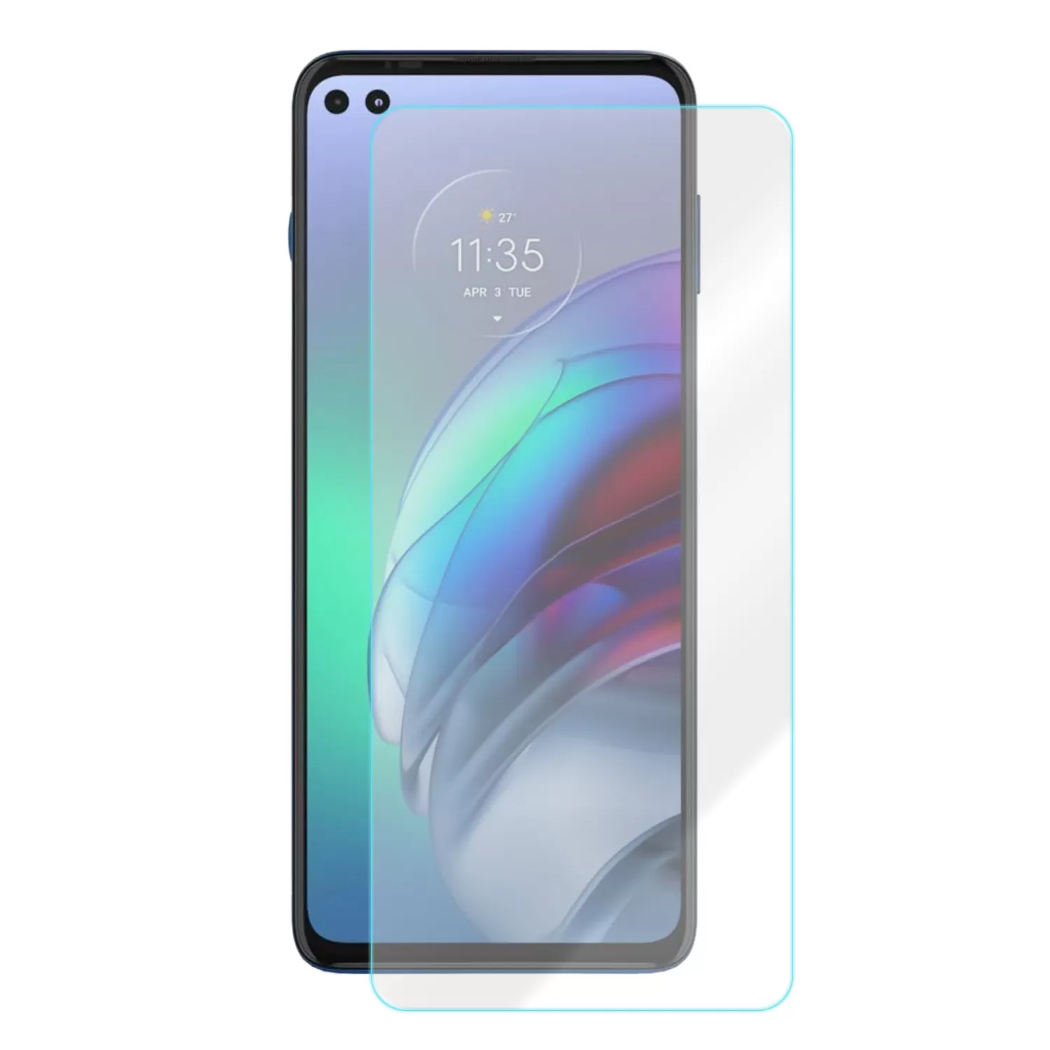 VOLTE-TEL TEMPERED GLASS MOTOROLA MOTO G100/G100S 5G 6.72in 9H 0.30mm 2.5D FULL GLUE - Image 2