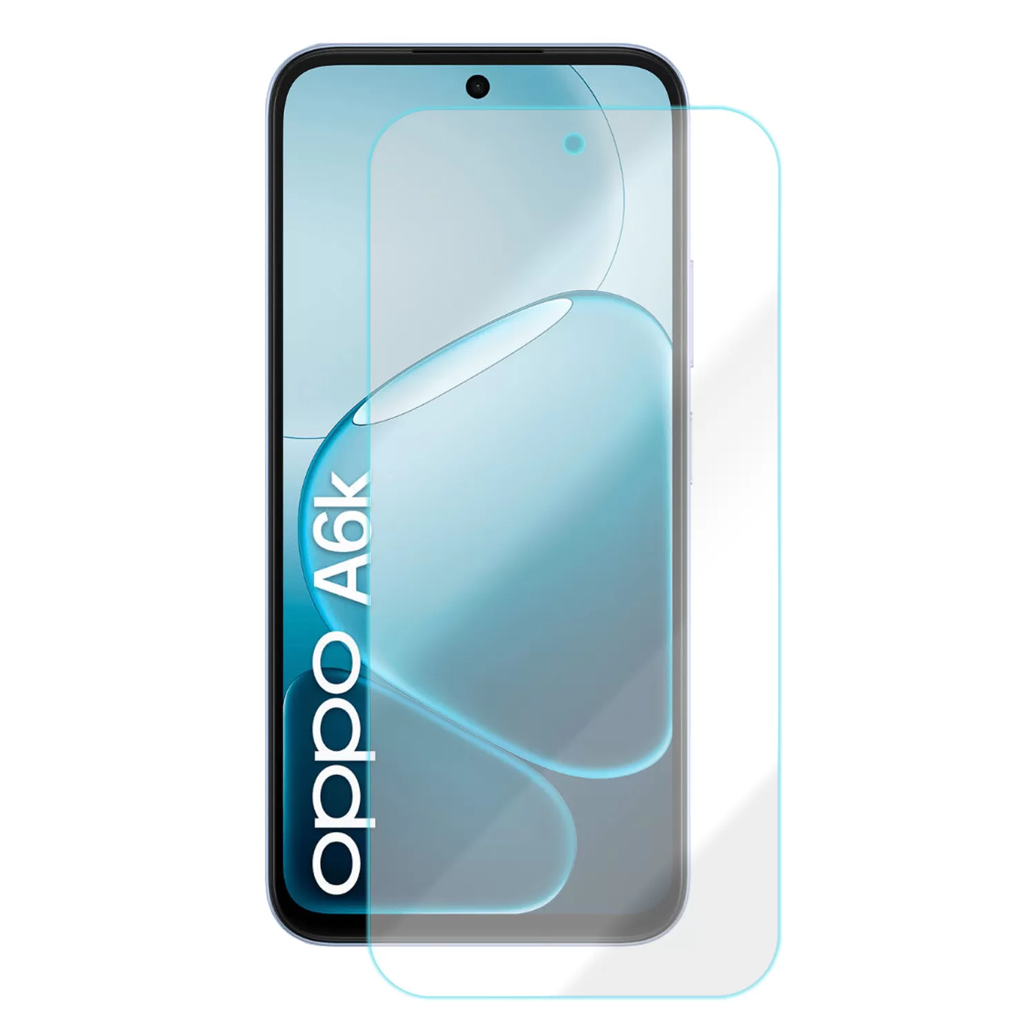 VOLTE-TEL TEMPERED GLASS OPPO A6k 5G/A6x 6.75in 9H 0.30mm 2.5D FULL GLUE - Image 2