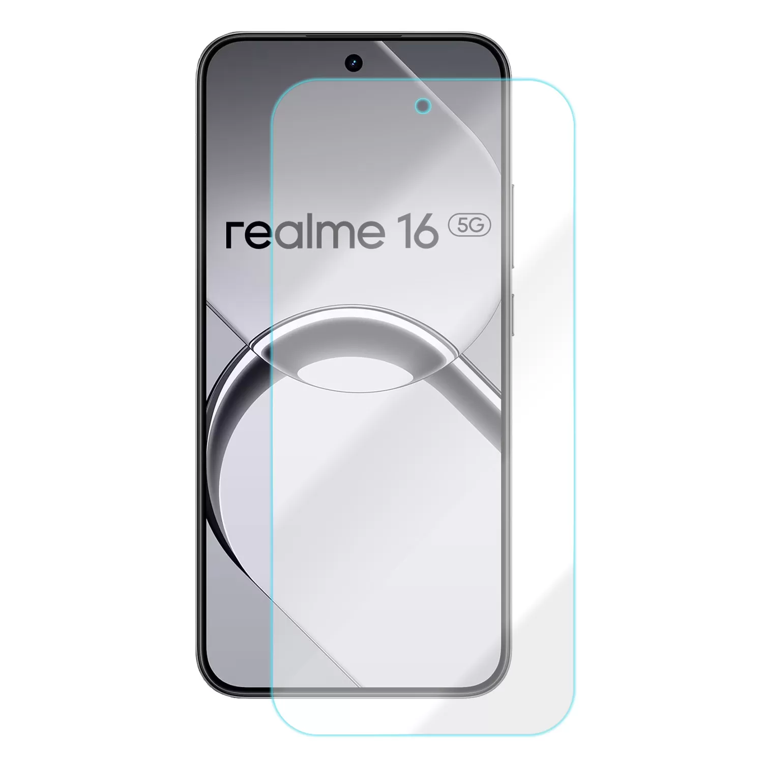 VOLTE-TEL TEMPERED GLASS REALME 16 5G 6.57in 9H 0.30mm 2.5D FULL GLUE - Image 2