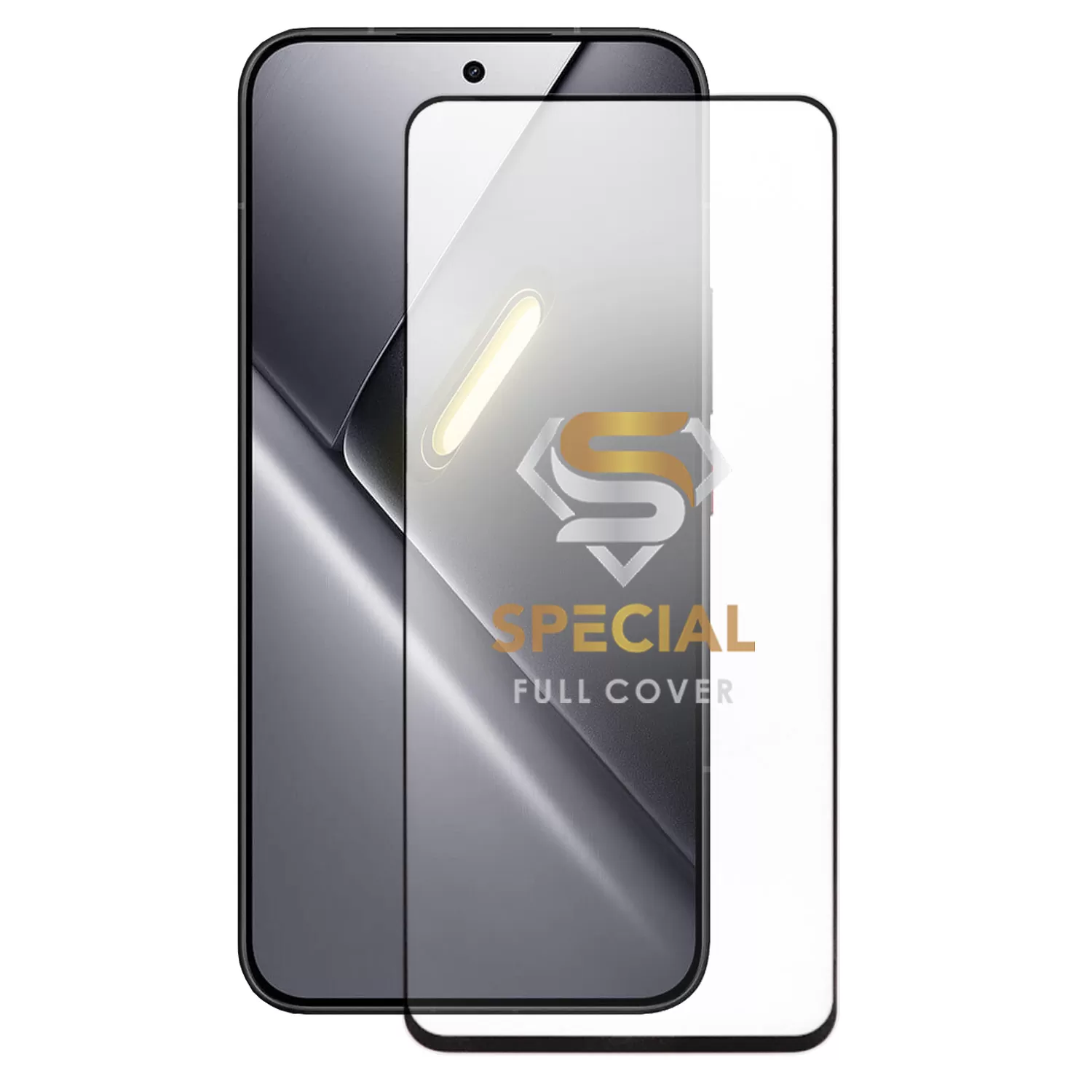 IDOL 1991 SPECIAL TEMPERED GLASS XIAOMI POCO X8 PRO MAX 5G 6.83in 9H 0.25mm FULL COVER FINGER UNLOCK FULL GLUE BLACK - Image 2