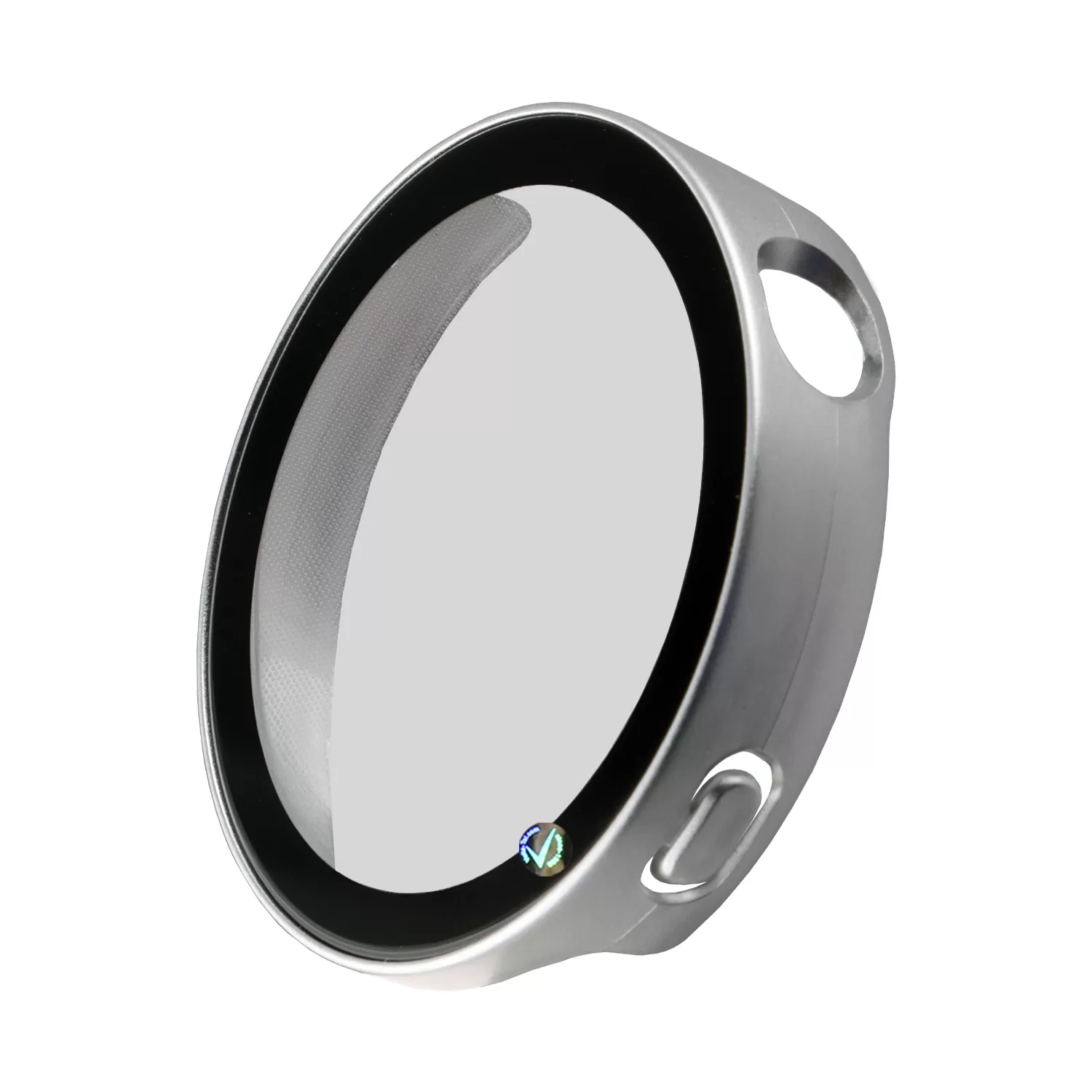 VOLTE-TEL PC EDGE COVER TEMPERED GLASS HUAWEI WATCH GT 6 41mm 1.32in 9H 0.30mm 3D FULL GLUE FULL COVER SILVER - Image 2