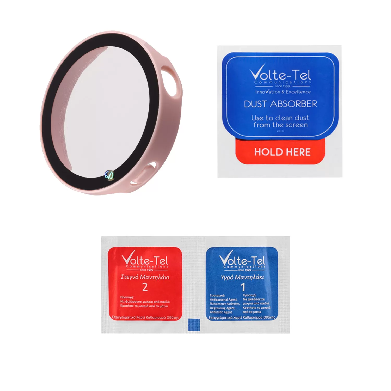 VOLTE-TEL PC EDGE COVER TEMPERED GLASS HUAWEI WATCH GT 6 41mm 1.32in 9H 0.30mm 3D FULL GLUE FULL COVER OFFICE CHERRY BLOSSOM PIN - Image 3
