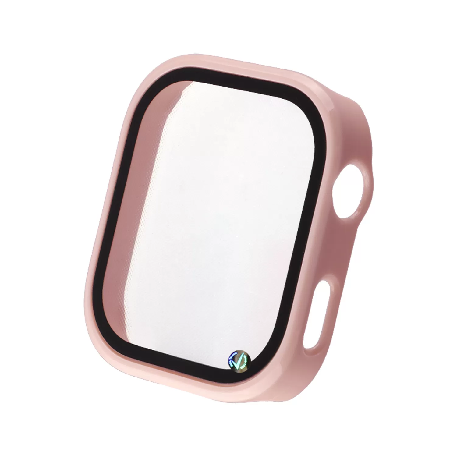 VOLTE-TEL PC EDGE COVER TEMPERED GLASS XIAOMI REDMI WATCH 6 2.1in 9H 0.30mm 3D FULL GLUE FULL COVER CHERRY BLOSSOM PINK - Image 2